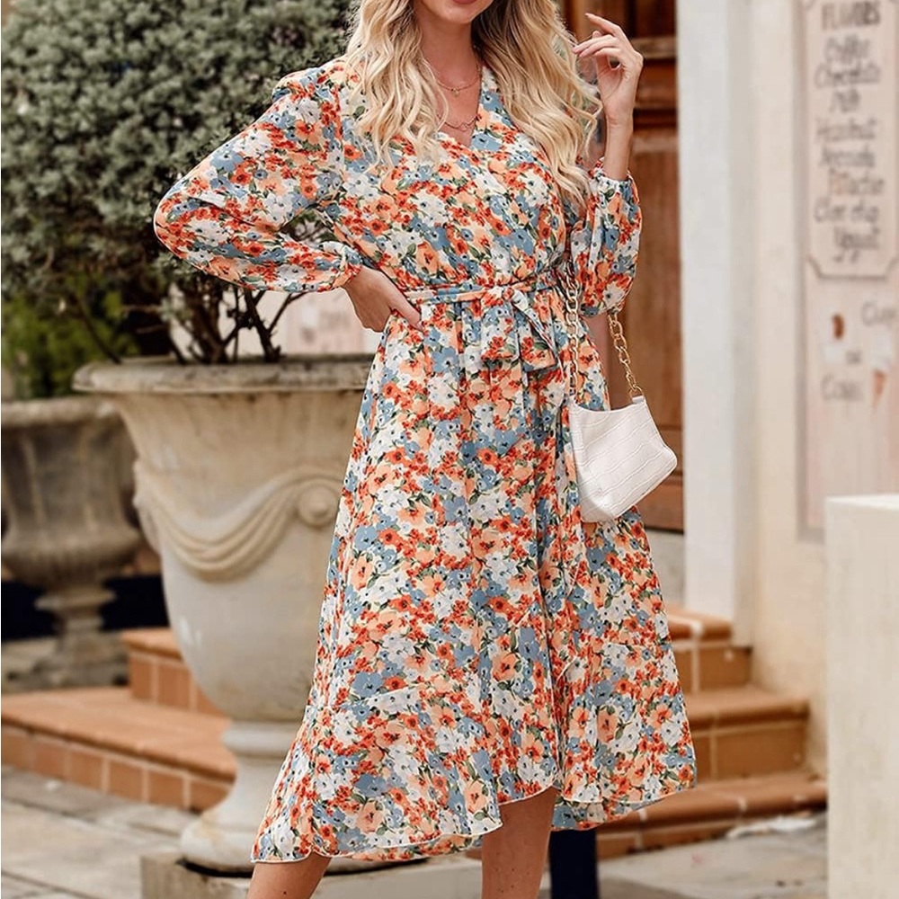 Flowy Floral Maxi Dress